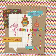Birthday Celebration Design Elements N2