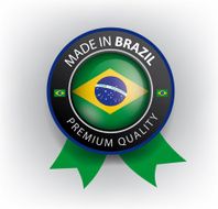 Made in Brazil Brazilian seal Flag (Vector) N6