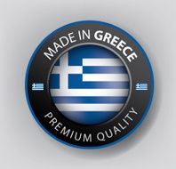 Made in Greece seal Flag (Vector) N5