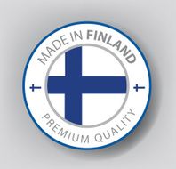 Made in Finland seal Flag (Vector) N6