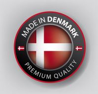 Made in Denmark seal Flag (Vector) N2
