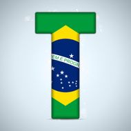 Brazil Alphabet Letters N22