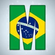 Brazil Alphabet Letters N24