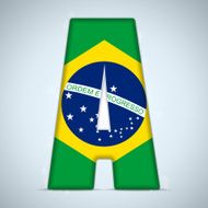 Brazil Alphabet Letters N26