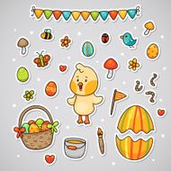 Sticker with the Easter chick N2