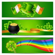 Banners for Saint Patrick&#039;s day