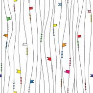 Pattern with flags