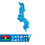 Malawi map