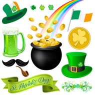 St Patrick&#039;s Day Design Elements