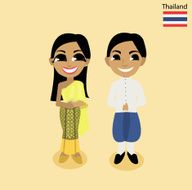 Cartoon Asean Thailand