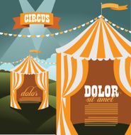 circus tents background template