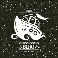 Brave small boat emblem