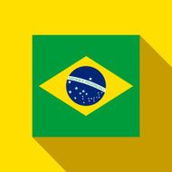 Brazil 2014 Letters with Brazilian Flag N8
