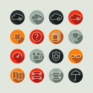 Flat Superlight Interface Icon Set