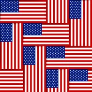 American seamless pattern N12