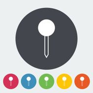Map pin single icon N9