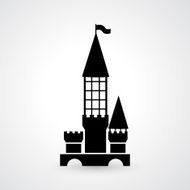 castle icon vector N3