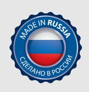 Made in Russia Seal Russian Flag (Vecor Art) N3