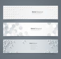 Collection of geometric banner N2