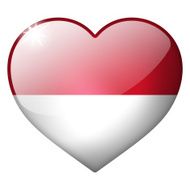 indonesia heart button