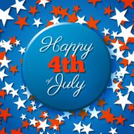 Happy 4th of July card national american holiday Independence d N2