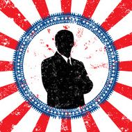 politician election button