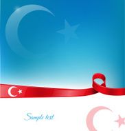 turkey ribbon flag