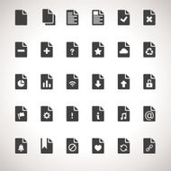 Vector Documents Icon Set