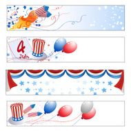 Independence Day banners