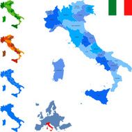 Italy Map N9
