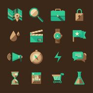 Flat Design Elements - Graphic Icons