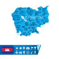 Cambodia map