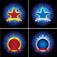 Star shape emblems