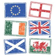 Rubber Stamp Flags N41