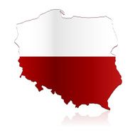 Poland Flag Map N9