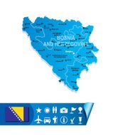 Bosnia and Herzegovina map