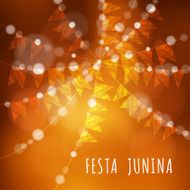 Brazilian june party vector illustration background