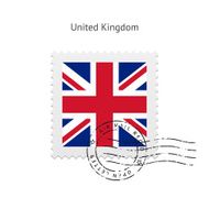 United Kingdom Flag Postage Stamp