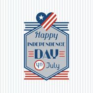 United States of America Independence Day greeting card N16