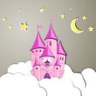 Vector princess castle