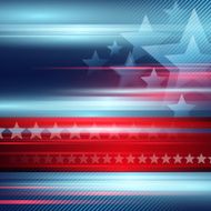 American Independence Day Vector striped red and blue background N5