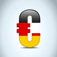 Euro Money Crisis Germany Flag
