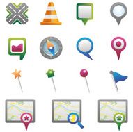 Map and Navigation icons N2