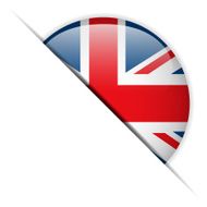 UK Flag Glossy Button Hidden N2