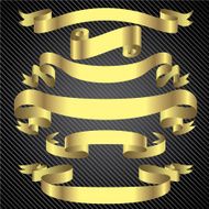 Gold banner set N2