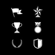 Trophy and prize symbols