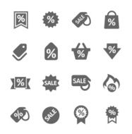 Discount tags icons