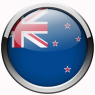 new zealand flag gel metal button
