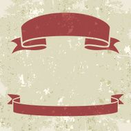 Set of banner ribbons Vector illustration N5