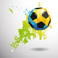 soccer poster vector